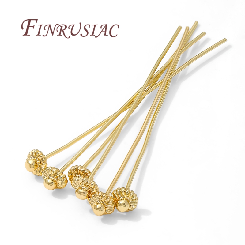 Flower Supplies - Épingles plaquées or 18K pour la