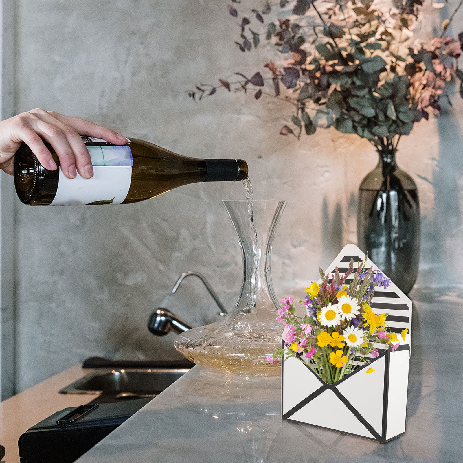 4 boîtes à fleurs en forme d'e - Florist Flower Supply avis et prix