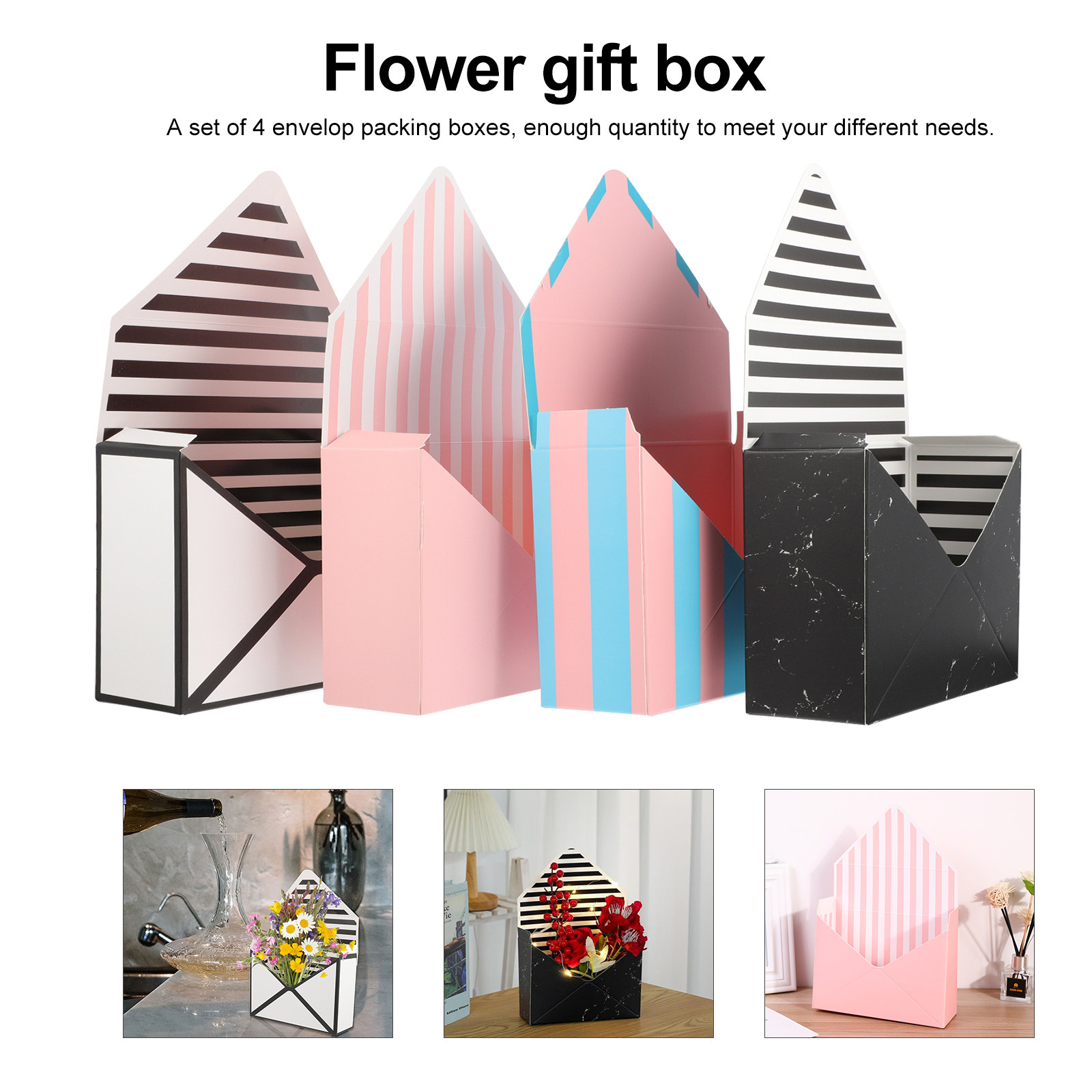 4 boîtes à fleurs en forme d'e - Florist Flower Supply avis et prix