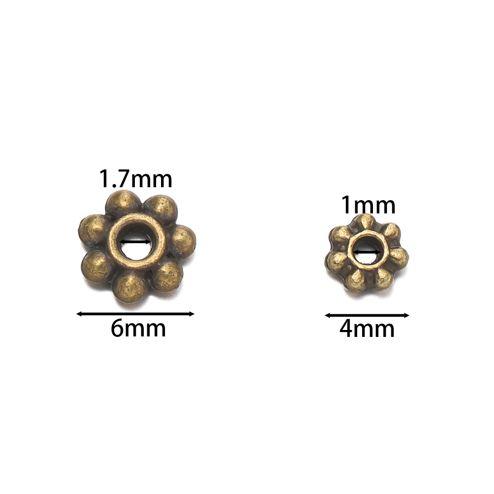 200 pièces 4/6mm alliage floco - Flower Supplies avis et prix