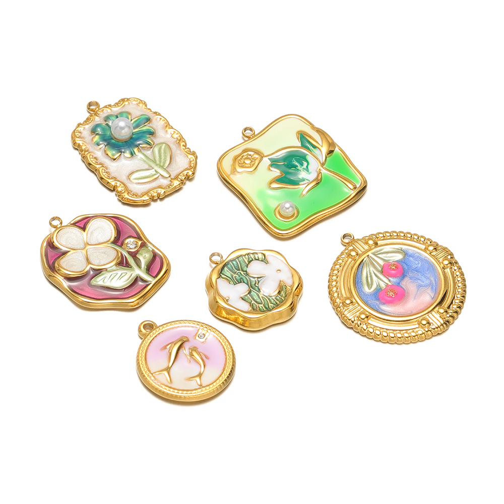 Pendentifs en perles de fleurs - Flower Supplies avis et prix