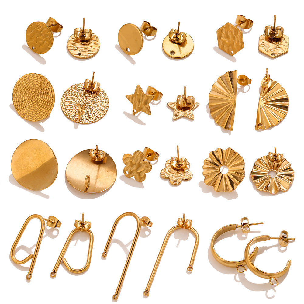 Boucles d'oreilles en acier in - Flower Supplies avis et prix