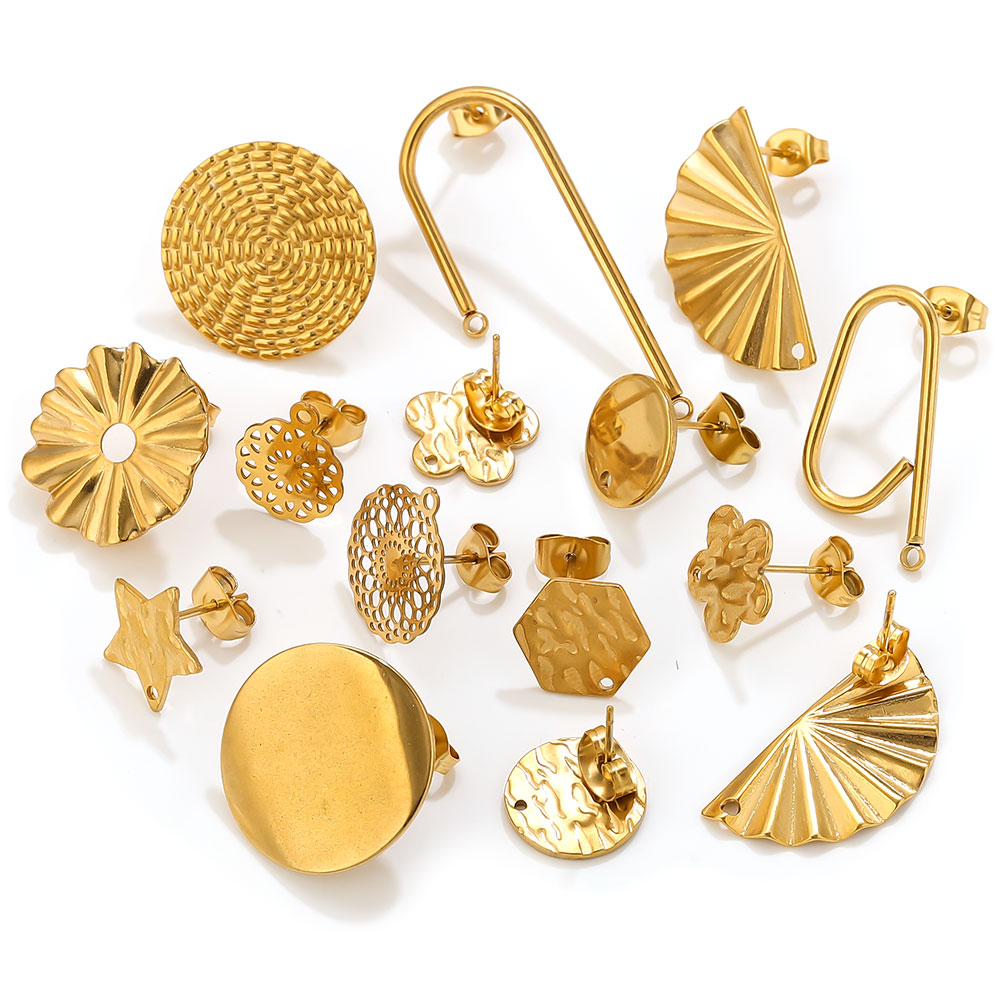 Boucles d'oreilles en acier in - Flower Supplies avis et prix