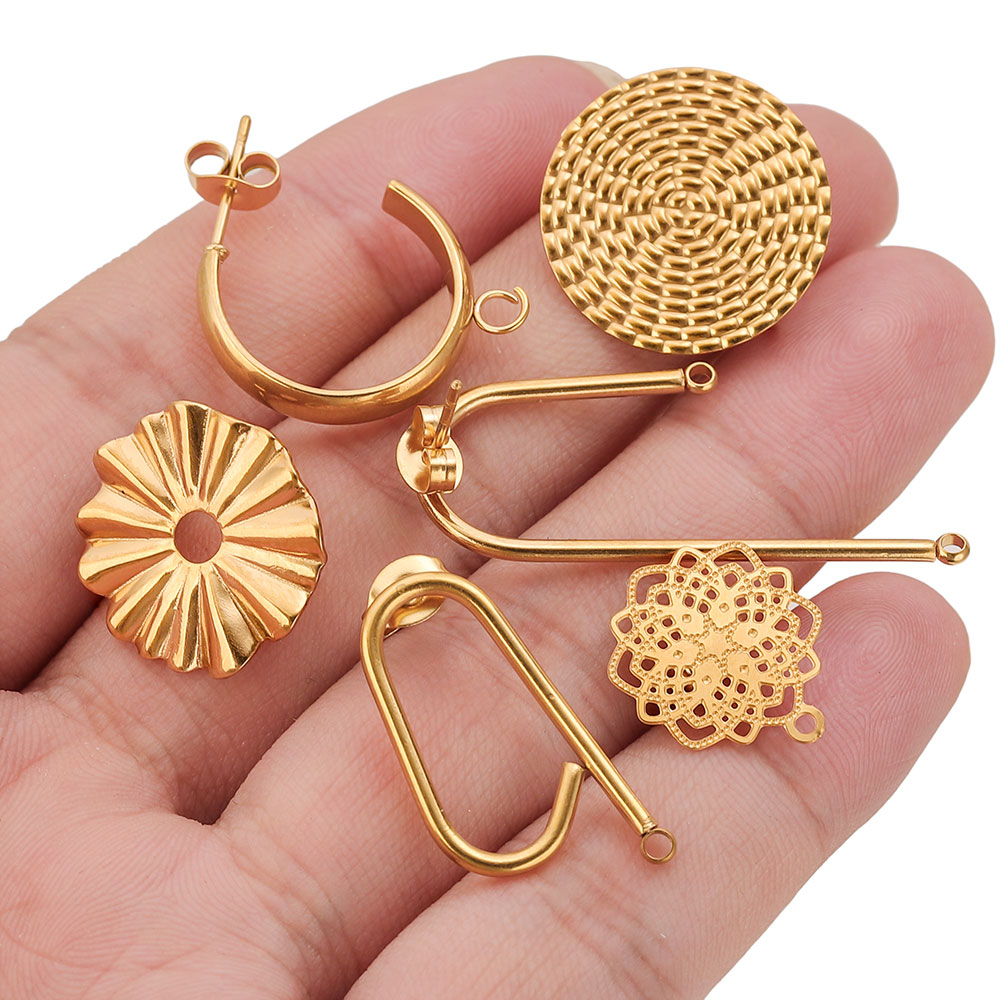 Boucles d'oreilles en acier in - Flower Supplies avis et prix